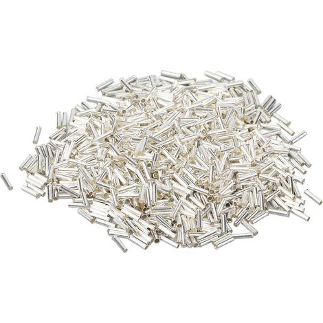 1000 Stück Aderendhülsen aus Kupfer, Crimpverbinder, verzinnte Drähte, Aderendhülsen-Set, oxidationsbeständig EN1508