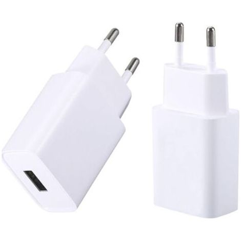 Lot de 2 chargeurs USB 5V/1A avec adaptateur secteur pour téléphones portables, liseuses, casques audio et montres connectées (1/5)