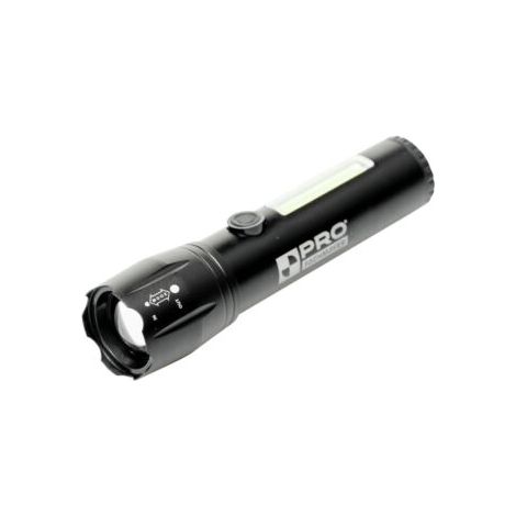 LED-Taschenlampe mit wiederaufladbarem Akku und Seitenlicht 100 lm - 100-OS-012