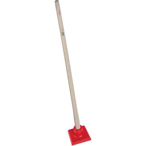 SOFOP TALIAPLAST - dame carrée 5kg 15x15cm acier forge emmanchée bois (1/3)