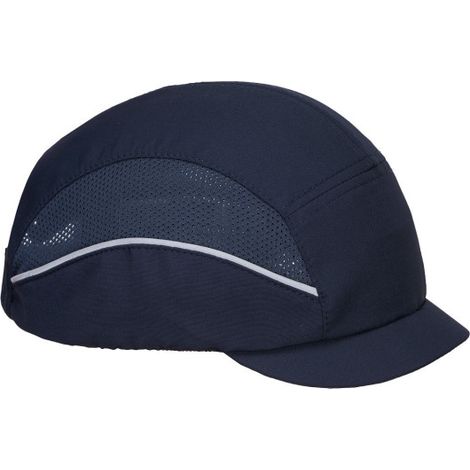 Gorra contra golpes con visera micro 2,5 cm AirTech Micro Peak PORTWEST PS69 Azul marino