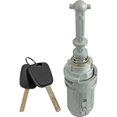 Cylindre de serrure de porte de voiture avec 2 clés, cylindre de serrure de porte gauche 9170T9-- (1/5)