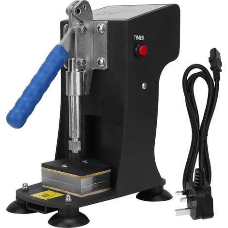 Mini plaque chauffante double en aluminium, machine de pressage portable 220V UK (1/5)