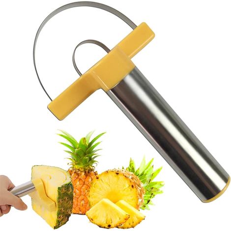 Coupe-ananas, outil pour évider et trancher l'ananas, moins d'effort, moins de gaspillage, éplucheur