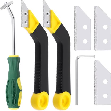Lot de 7 scies de coupe et de meulage d'angle avec 3 lames supplémentaires de rechange et kit d'assortiment de clés (1/5)