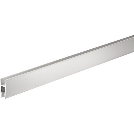 PROFILO BINARIO ALLUMINIO ARGENTO mt. 2 mm. 6X25