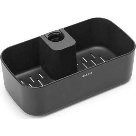 Brabantia ReNew Caddy de ducha gris oscuro práctico (1/3)