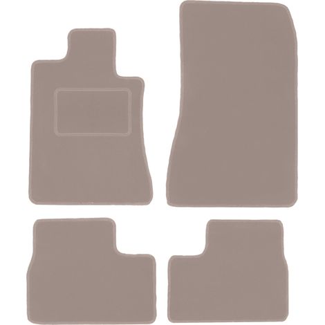 Beige Veloursmatten für: BMW 3 E30 Limousine, Kombi (1982-1994)