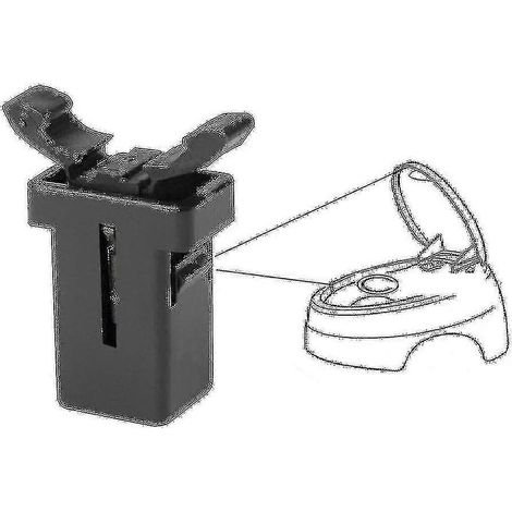 2x Loquet de rechange pour poubelle Brabantia Compale Touch, clip de verrouillage, loquet de rechange pour poubelle (1/4)