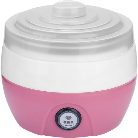 Machine à Yaourt Électrique Automatique 1L avec Cuve en Acier Inoxydable (Rose) (1/5)