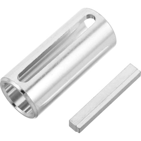 Manchon Adaptateur D'alésage 3/4 à 1 Pouce pour Arbre Moteur avec Clé D'étape en Fer Argenté, Installation Rapide pour Réparation de Moteur et Poulie (1/5)