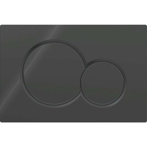 Pour Geberit Sigma01 - Plaque de déclenchement SIgma01, noire 115.770.DW.5