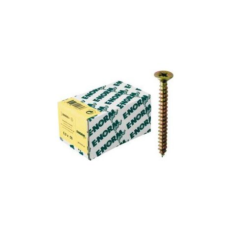 Tornillo aglomerado SPS SeKo Galvanizado amarillo Rosca total PZD 5,0 x 35 E-NORMpro (por 200)