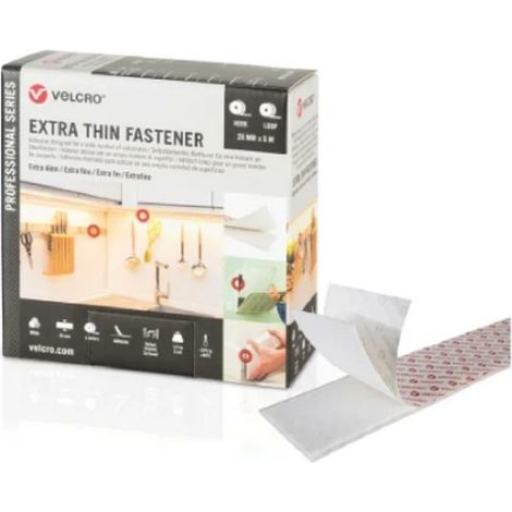 Extra Thin Fastener nastro adesivo bianco