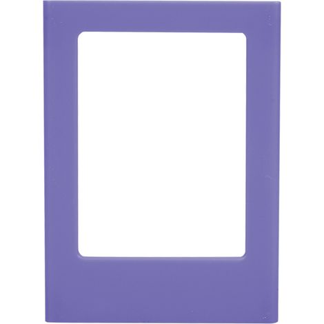 1 cadre photo magnétique, pour photos Polaroid mini 3 pouces, en ABS, épaisseur 0,6 cm, couleur bleue (1/5)