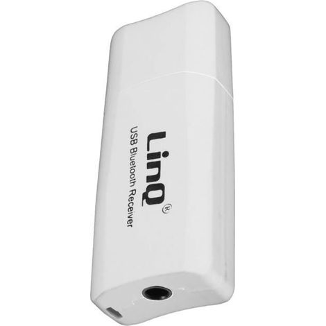 Adaptateur audio Bluetooth - LinQ - USB - Prise jack 3,5 mm - Appels mains libres - Portée 10 m (1/4)