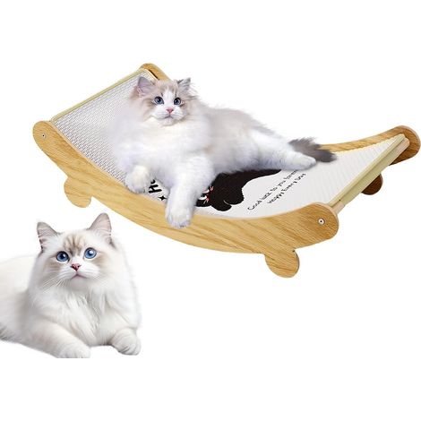 Planche à Gratter pour Chat Tapis à Griffes en Tissu pour Chat Jouet (1/5)