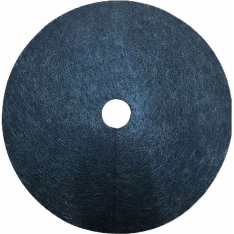 Lot de 10 tapis de paillage non tisss pour arbres - Protection contre les mauvaises herbes - Toile de paillage pour jardin PZCC (1/4)