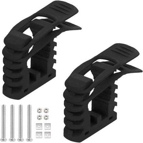Soportes para portaequipajes de techo con abrazaderas de montaje de TPU/TPE, diámetro de 6,35 mm a 57 mm, para herramientas, accesorios, uso todoterreno y doméstico.