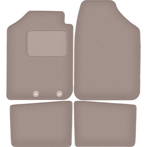Tapis en velours beige pour : Dacia Spring berline (2021-) (1/5)