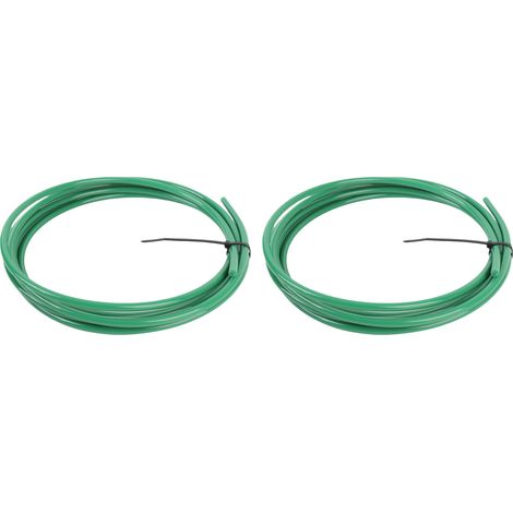 Ensemble de 2 rallonges de tuyau en cuivre conditionné, 4 m (13 po) de longueur, 3/8 po de diamètre, avec bande de cintrage intégrée (1/5)