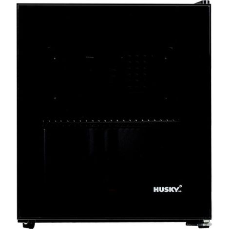 Mini Réfrigérateur 46 Litres avec Porte en Verre Double Paroi Dégivrage Automatique 40 dB - Husky (1/3)
