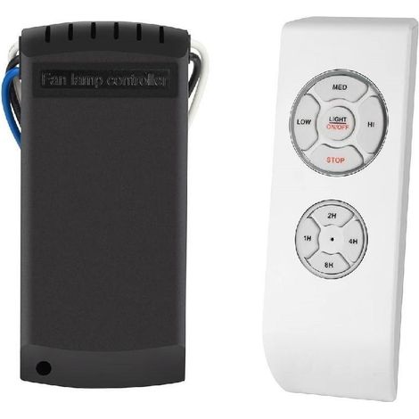 Controlador para Ventilador AC con mando Blanco