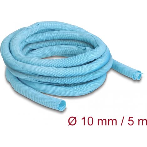 Delock Manga tejida de cierre automÃ¡tico resistente al calor 5 m x 10 mm azul