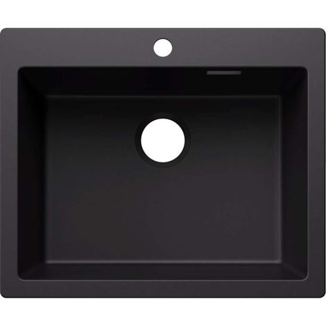 Blanco Pleon 6 - Lavello in silgranit, 62x51 cm, nero 527770 (1/2)