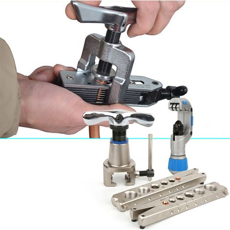 Kit de 5 outils d'évasement de tubes CT-809 : outils de réparation et gain de temps pour le dudgeonnage de tuyaux (1/5)
