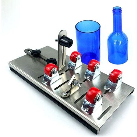 Coupe-bouteille en verre réglable – Outil de bricolage pour décorations maison et DIY (1/4)