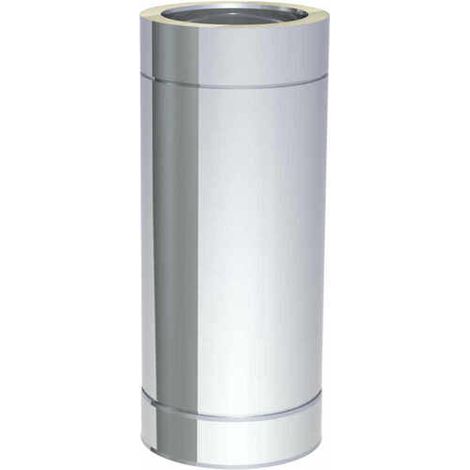 Tube fumées inox Ø 180 mm L500 mm