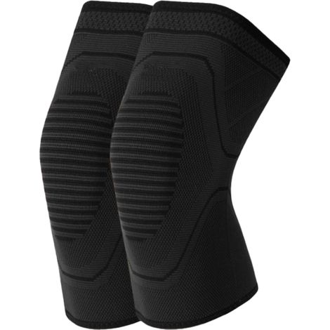 Genouillère - Compression Élastique - Pour Course À Pied Randonnée Gym - Taille Unique - Rose - 2 Pièces (1/5)