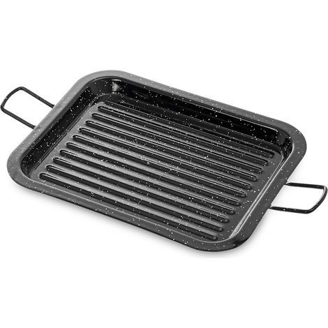 Plancha rectangular esmaltada 31 x 25 cm (1/2)