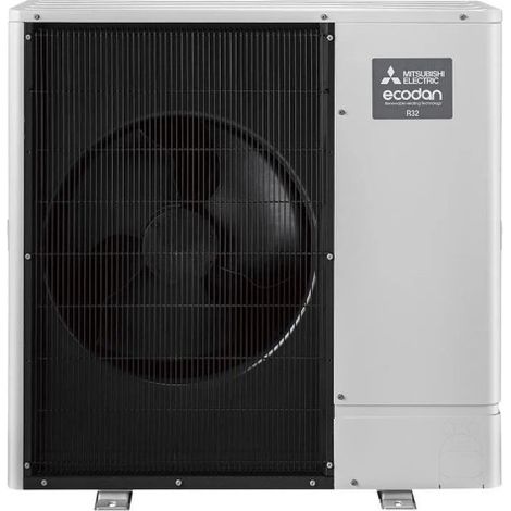 Unité Extérieure de Pompe à Chaleur Réversible Air/Eau 8kW MITSUBISHI Ecodan Power Inverter Monophasé - PUZ-SWM80VAA.TR (1/2)