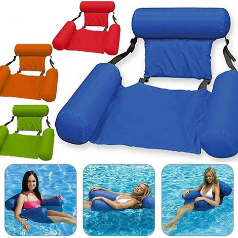 AUFBLASBARER, SCHWIMMENDER STRANDLIEGESTUHL FÜR ENTSPANNUNG UND KOMFORT – POOLSTUHL