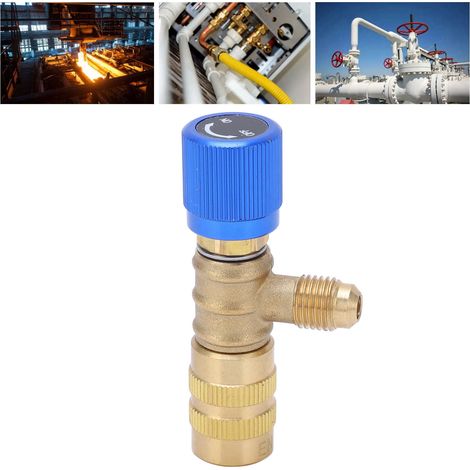 Soupape de sécurité de charge de réfrigérant EL-011 R22/R410/R134A/R404 Filetage (1/5)