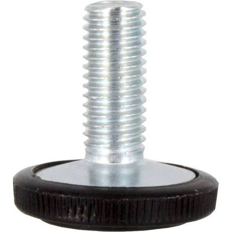 5 x SC RICAMBIO PIEDINO REGOLABILE LEGNO D 25 MM 4 PZ