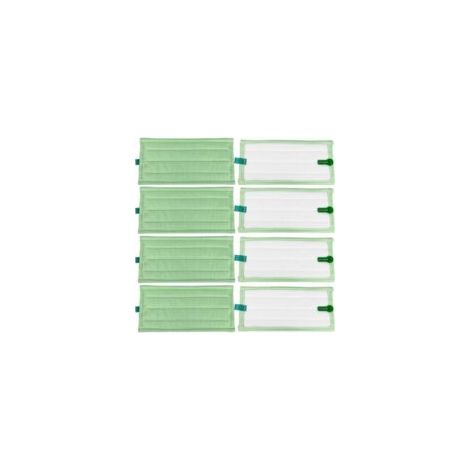 Lot de 8 chiffons de rechange en microfibre pour aspirateur Vorwerk Kobold SP600 SP600S SP7 SPB100