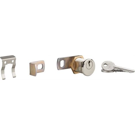 Serrure batteuse filetée et clipsable pour boîte aux lettres – Épaisseur maxi 23mm – Laiton – Installation rapide et efficace (1/5)