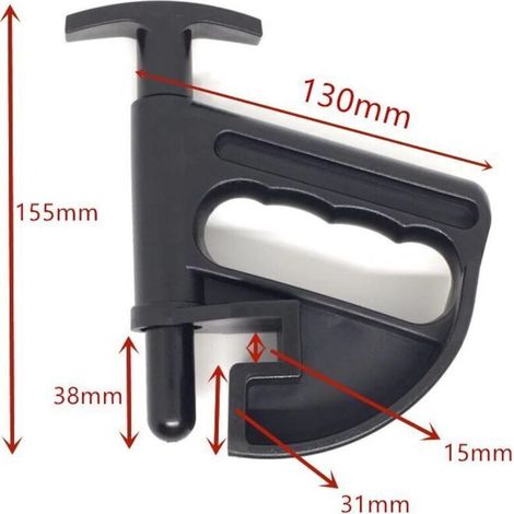 Pinces supérieures pour démonte-pneus automobile – Lot de 2, acier trempé haute résistance, compatibles avec toutes les machines (1/3)