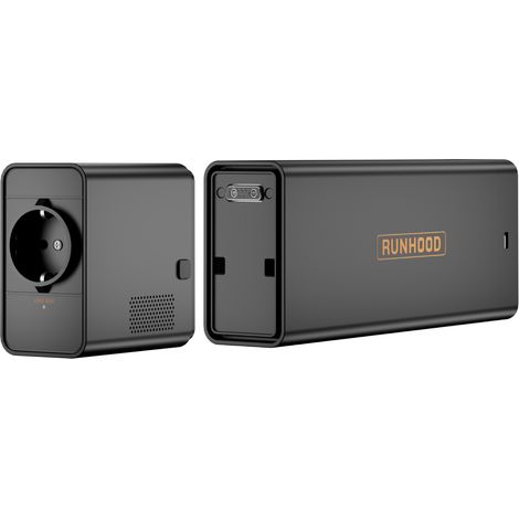 RUNHOOD EB324 – Batterie Portable 324 Wh + Onduleur AC 80 W (AE80) Modulaire & Écologique (1/5)