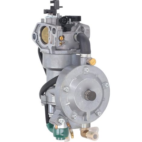 Kit de Conversion Carburateur Bi-Carburant avec Amortisseur Automatique pour Groupe Électrogène EG6500, Compatible Essence et Gaz (1/5)