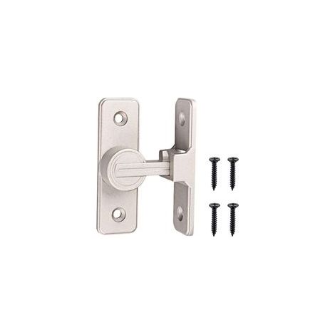 Cerradura interior para puerta corredera iluminada de 90°, gancho plano para puerta, pestillo de seguridad, pestillo antirrobo.