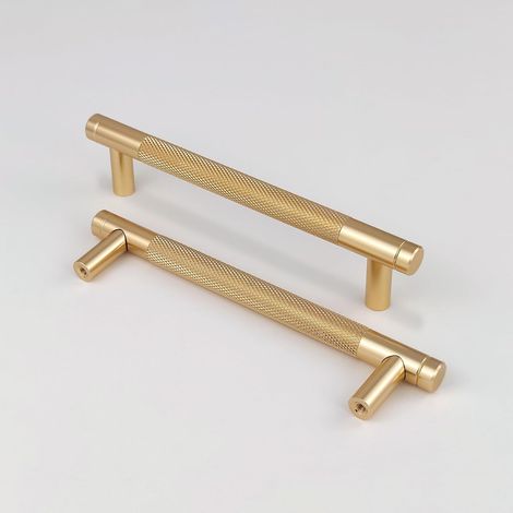 Poignées de meuble dorées modernes, entraxe de 128 mm, poignées de tiroir de cuisine, poignées de meubles vintage pour portes de cuisine