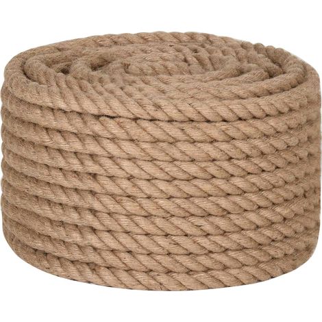 Cuerda de yute 50 m de longitud y 16 mm de grosor vidaXL