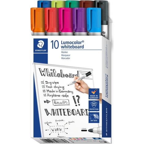 Rotuladores Lumocolor, surtido de colores (10 unidades) Staedtler