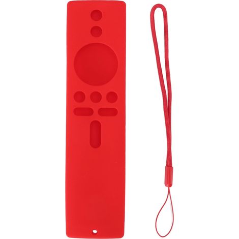 Funda protectora de silicona antideslizante para el mando a distancia de Xiaomi Mi Box S y Xiaomi Mi TV Stick (roja)