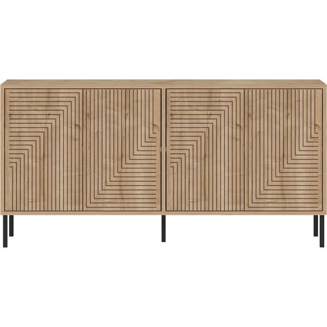 Holzanrichte "Evolet" - 150 x 36 x 75 cm - Beige