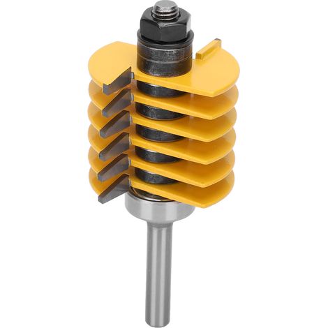 Fraise à bois à queue de 8 mm, outil pour assemblage à tenons et mortaises, outil anti-rebond